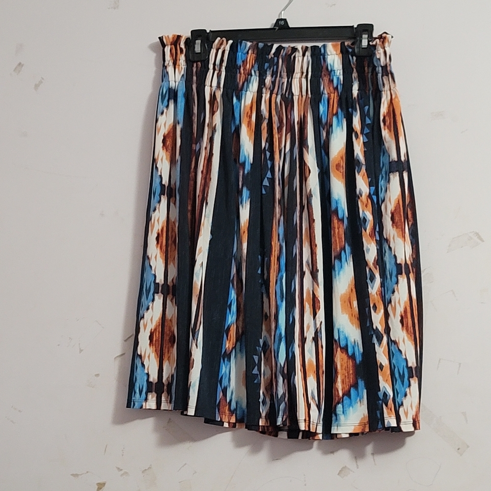 Colorful Butterfly Print skirt - XL